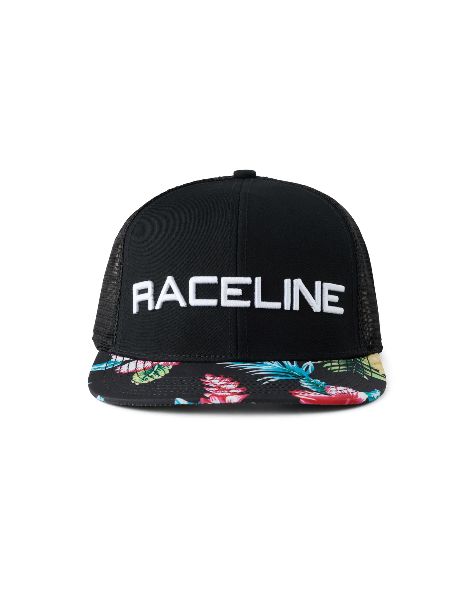 Floral Mesh Snapback Hat - Image 3
